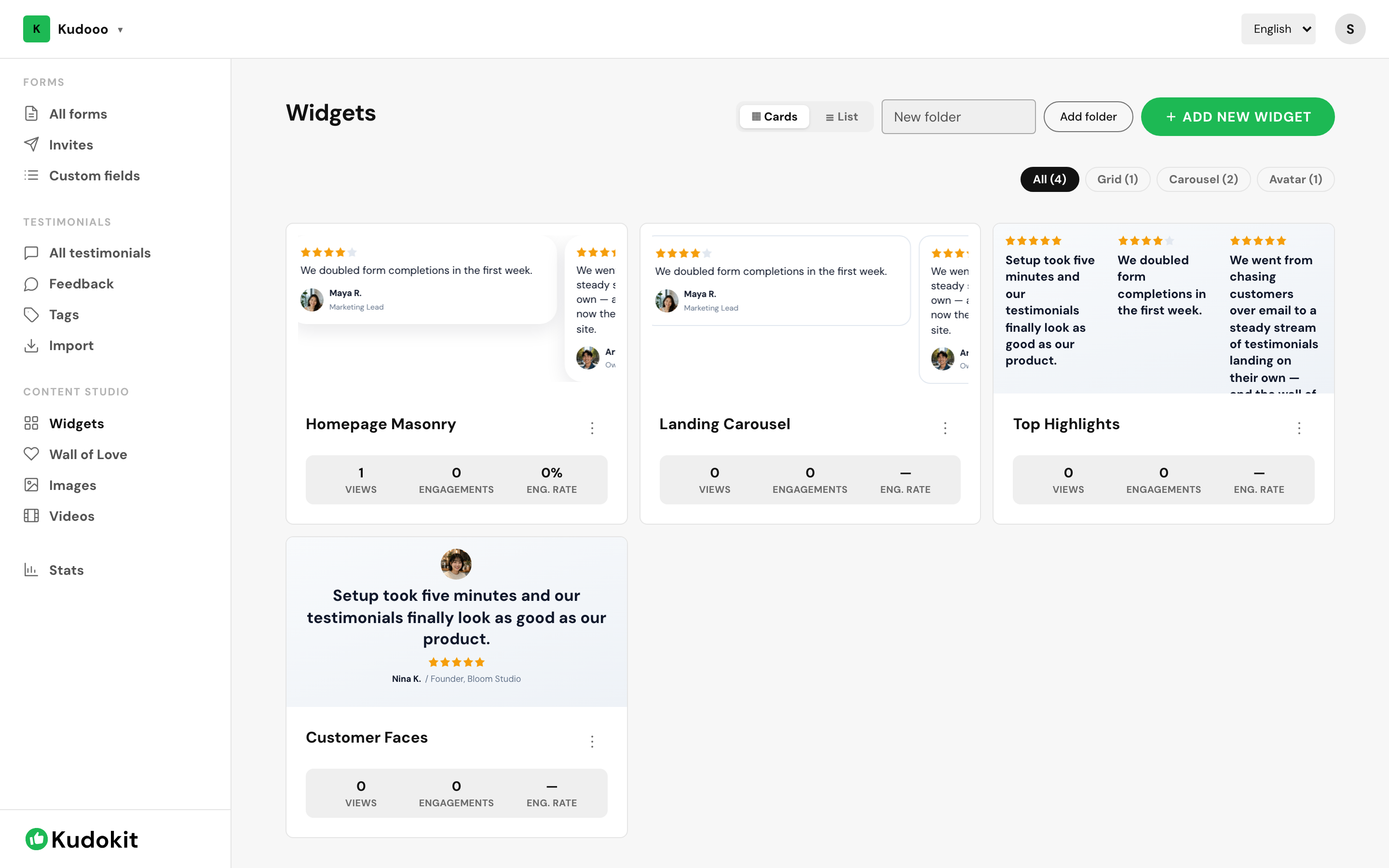The popup builder with its live preview.